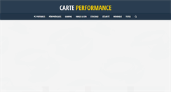 Desktop Screenshot of carteperformance.fr